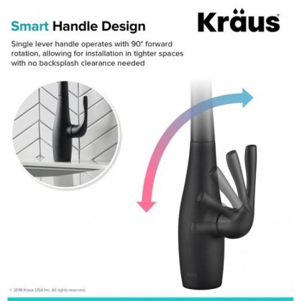Кухонний змішувач Kraus KPF-1670MB