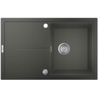 Гранітна мийка Grohe 780х500 Granite Black