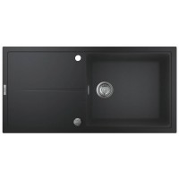 Гранітна мийка Grohe 1000х500 Granite Black