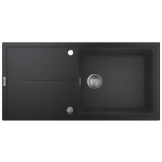 Гранітна мийка Grohe 1000х500 Granite Black