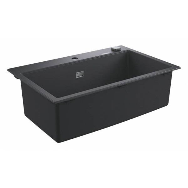 Гранітна мийка Grohe 780х510 Granite Black