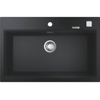 Гранітна мийка Grohe 780х510 Granite Black