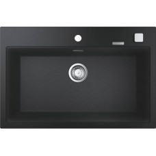 Гранітна мийка Grohe 780х510 Granite Black