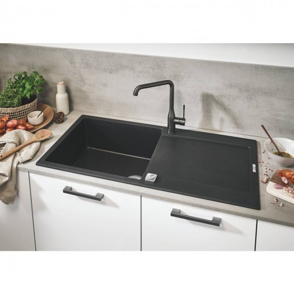 Гранітна мийка Grohe 1000х500 Granite Grey