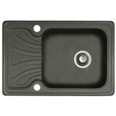 Гранітна мийка Marmorin Dato 650х440 black 02