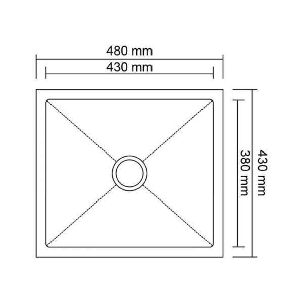 Кухонна мийка Imperial D4843BR PVD bronze