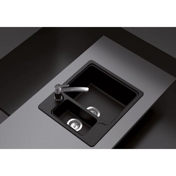 Гранітна мийка Schock Manhattan N150 onyx
