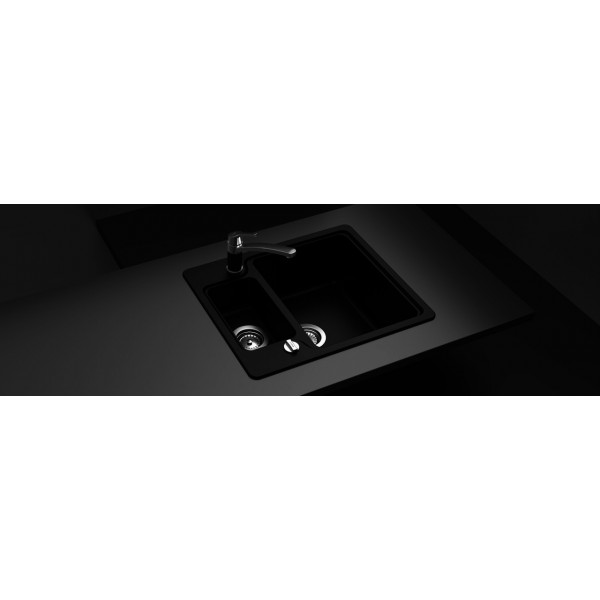 Гранітна мийка Schock Manhattan N150 onyx