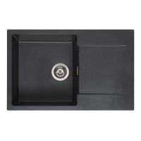 Гранітна мийка REGINOX AMSTERDAM 78 Black silvery-14