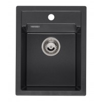 Гранітна мийка REGINOX AMSTERDAM 34 BLACK SILVERY