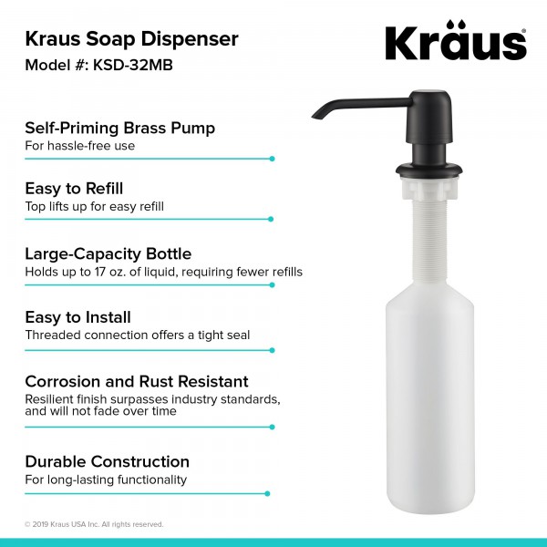Дозатор Kraus KSD-32MB