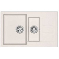 Гранітна мийка AQUASanita Tesa SQT151W силика