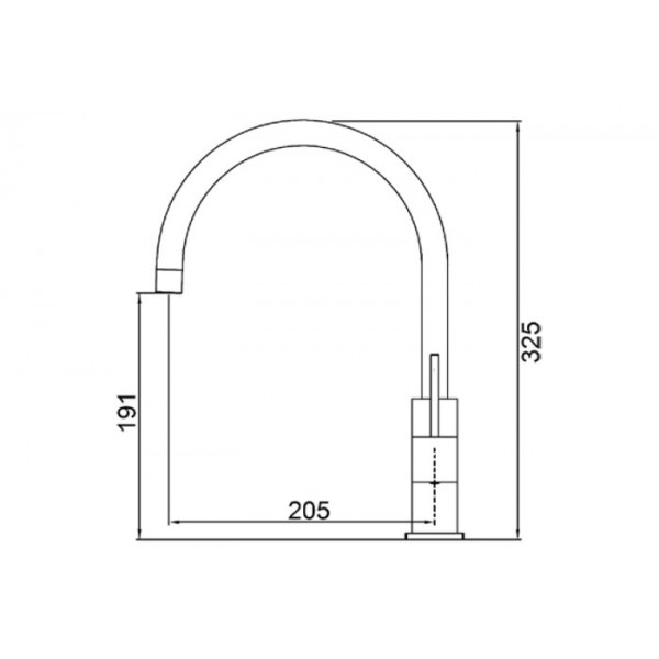 Кухонний змішувач Fabiano FKM 50 SS Beton