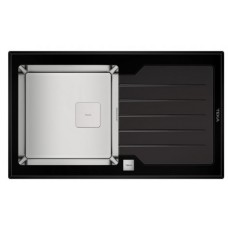 Кухонна мийка Teka Diamond 1B 1D 86 чорна
