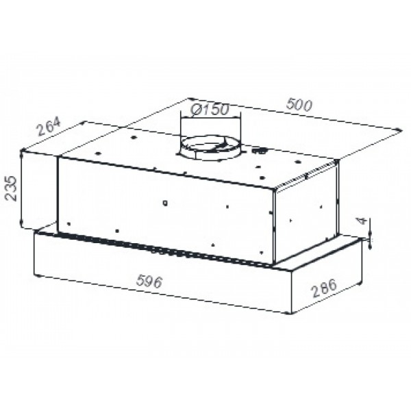Витяжка Best Chef Medium box 950 white 60
