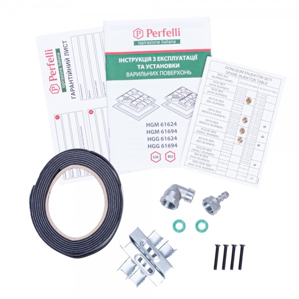 Поверхня газова на металі Perfelli HGM 61424 WH