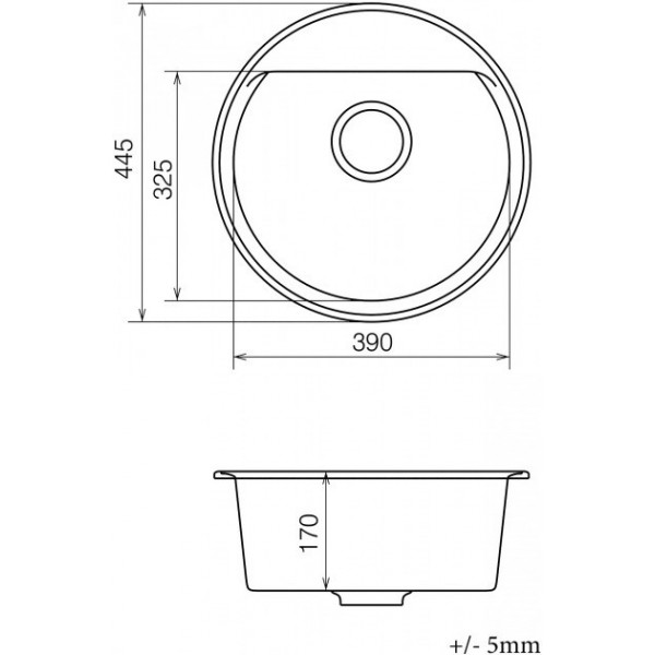 Кухонна мийка VANKOR Easy EMR 01.45 Terra