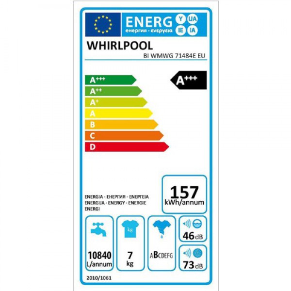 Пральна машина Whirlpool WMWG 71484 E