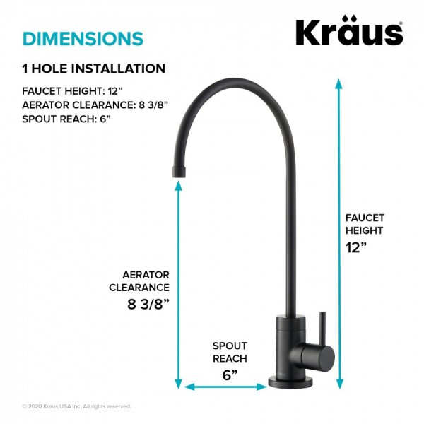 Кран для фільтра Kraus FF-100MB