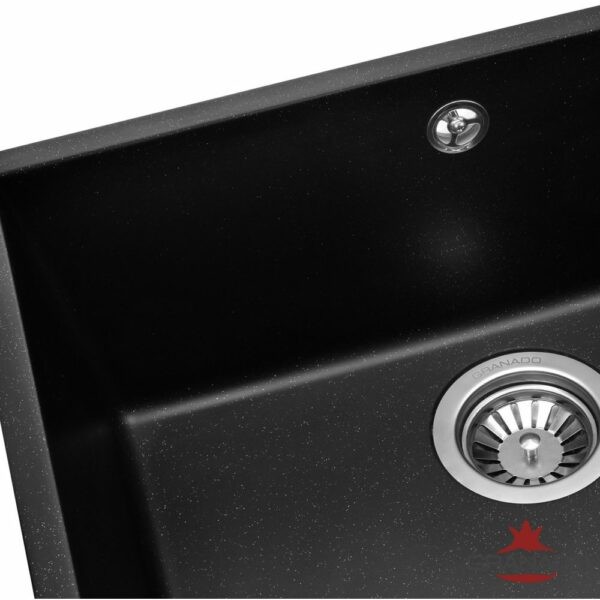Кухонна мийка GRANADO Under top Max Black shine