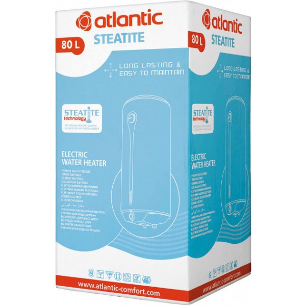 Бойлер Atlantic Ego Steatite VM 080 D400S-1-BC 1200W