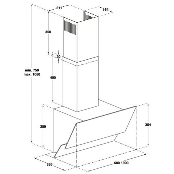 Витяжка BOSCH DWK065G60R