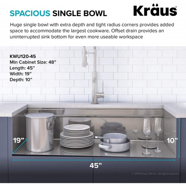 Кухонна мийка Kraus KWU120-45