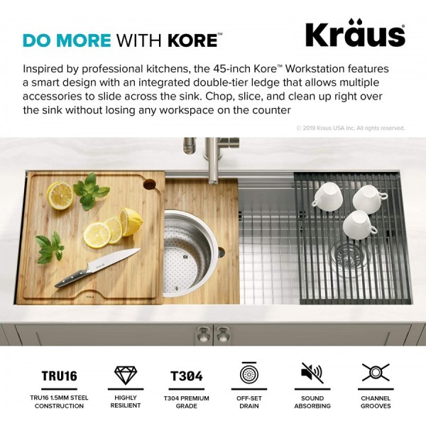 Кухонна мийка Kraus KWU120-45
