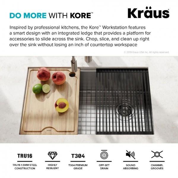 Кухонна мийка Kraus KORE ™ KWU110-27