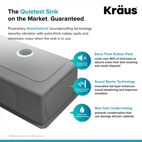 Кухонна мийка Kraus KORE ™ KHU110-27