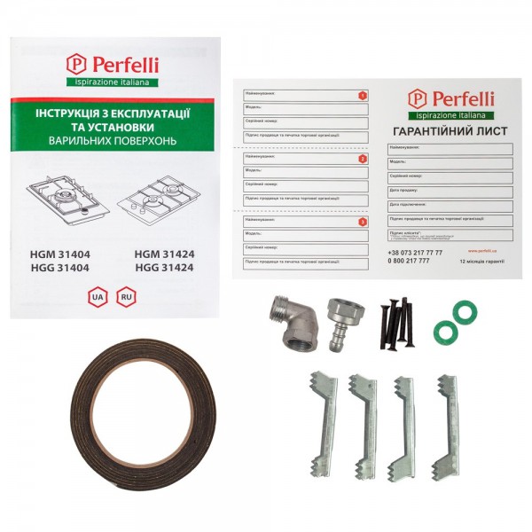 Варильна поверхня Perfelli HGG 31404 BL