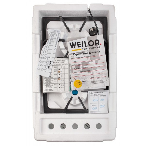 Варильна поверхня WEILOR GM 304 WH