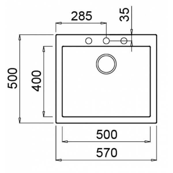 Гранітна мийка Teka Forsquare 50.40 TG крем