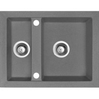Гранітна мийка Marmorin Cire 630х500 gray 03