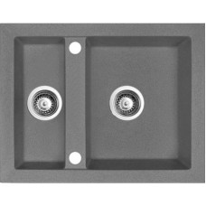 Гранітна мийка Marmorin Cire 630х500 gray 03
