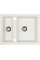 Гранітна мийка Marmorin Cire 630х500 white 06