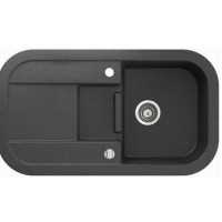 Гранітна мийка Marmorin Laver 88х50 black 02