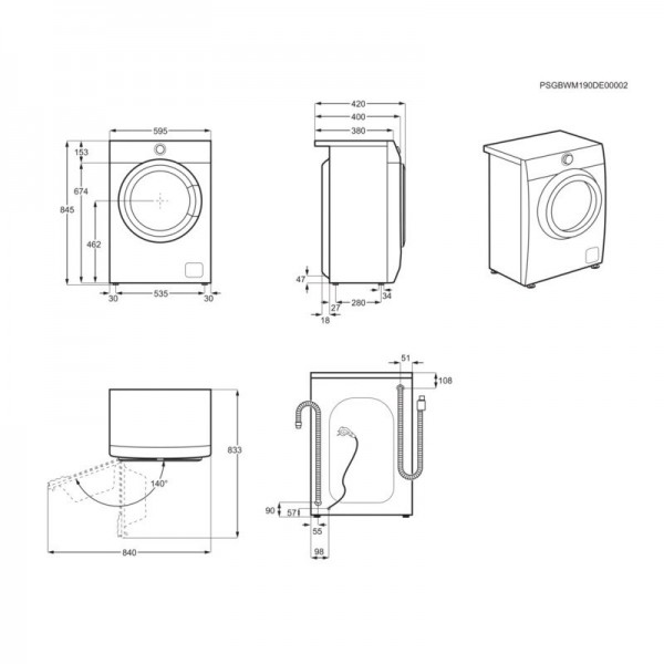 Пральна машина Electrolux EW6S406BXU