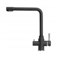 Кухонний змішувач GRANADO Badalona LUX Black shine