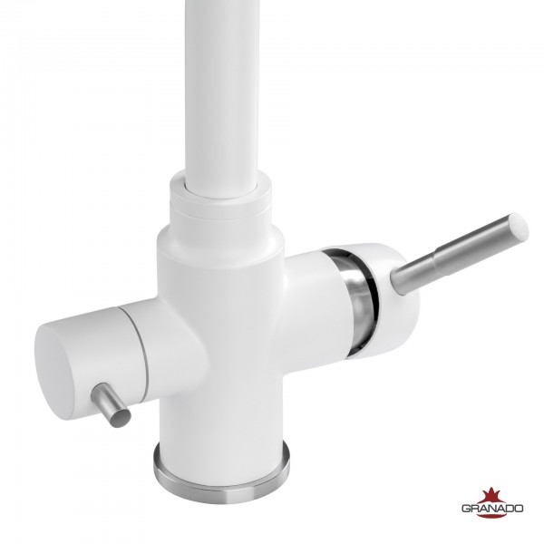 Кухонний змішувач GRANADO Badalona LUX White