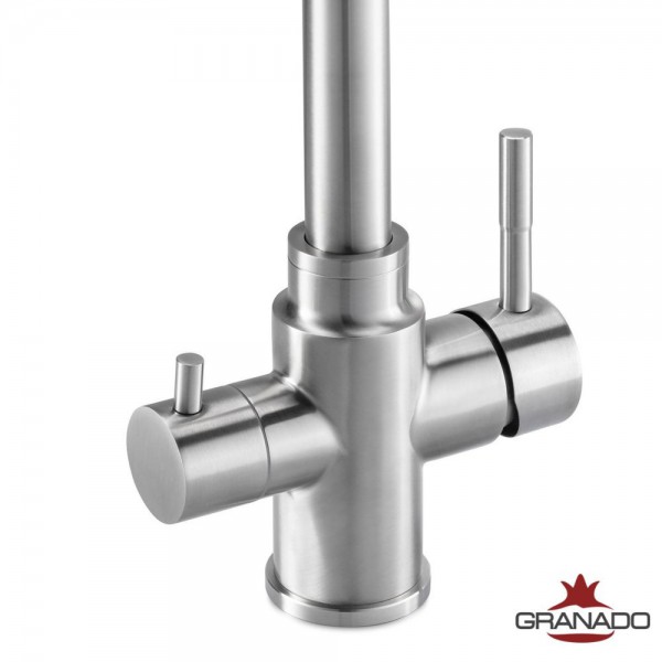 Кухонний змішувач GRANADO Badalona LUX Inox