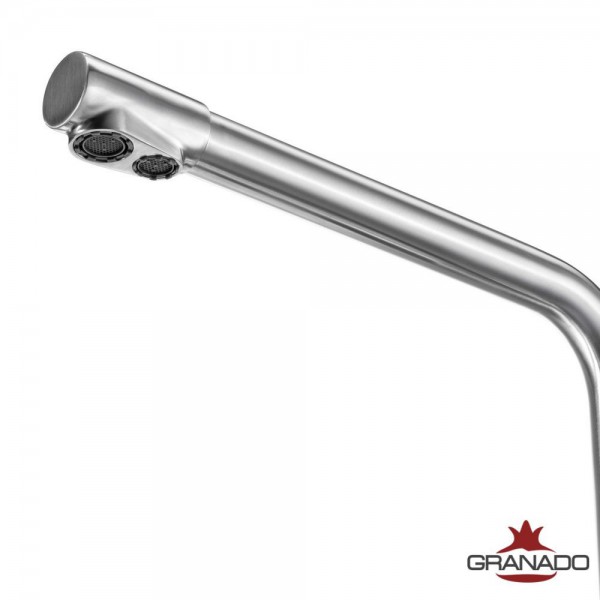 Кухонний змішувач GRANADO Badalona LUX Inox