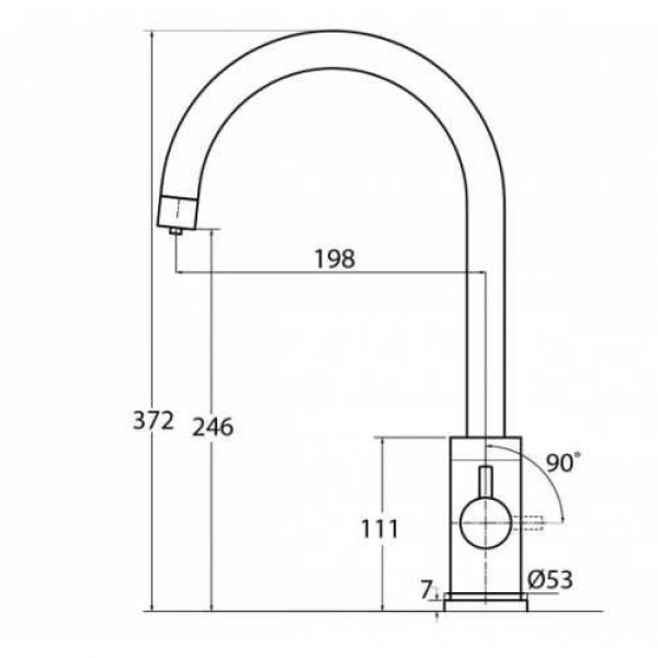 Кухонний змішувач AQUAsanita 2963-311 BR decor