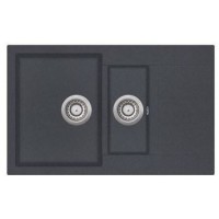 Гранітна мийка AQUASanita Tesa SQT151W графіт