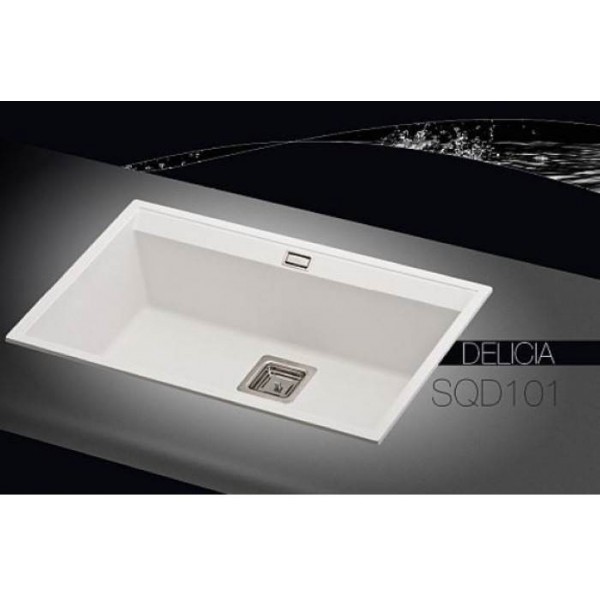Гранітна мийка AQUASanita DELICIA SQD101 силіка (111)