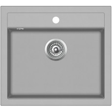 Гранітна мийка AQUASanita QUADRO SQQ100 аргент