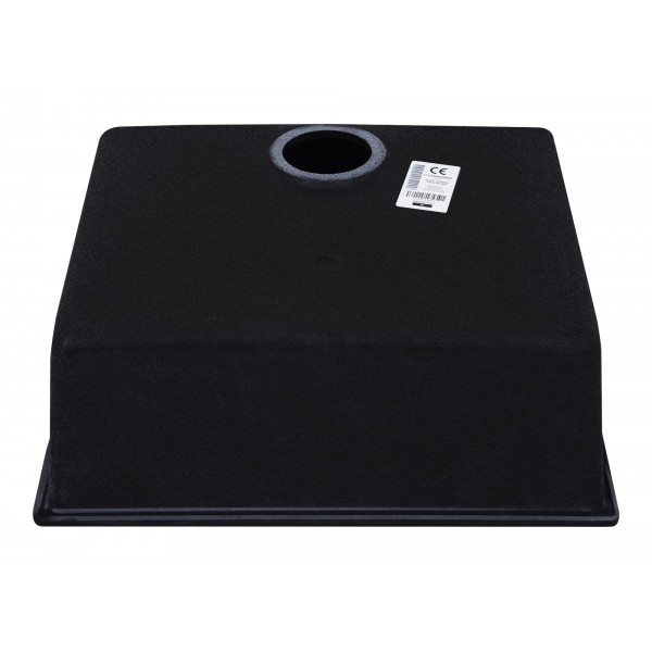 Гранітна мийка Elleci Q 105 under top BLACK K86