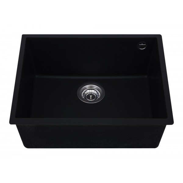 Гранітна мийка Elleci Q 105 under top BLACK K86