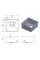 Кухонна мийка Fabiano Quadro 44 Nano Graphite