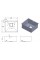 Кухонна мийка Fabiano Quadro 49 Nano Graphite